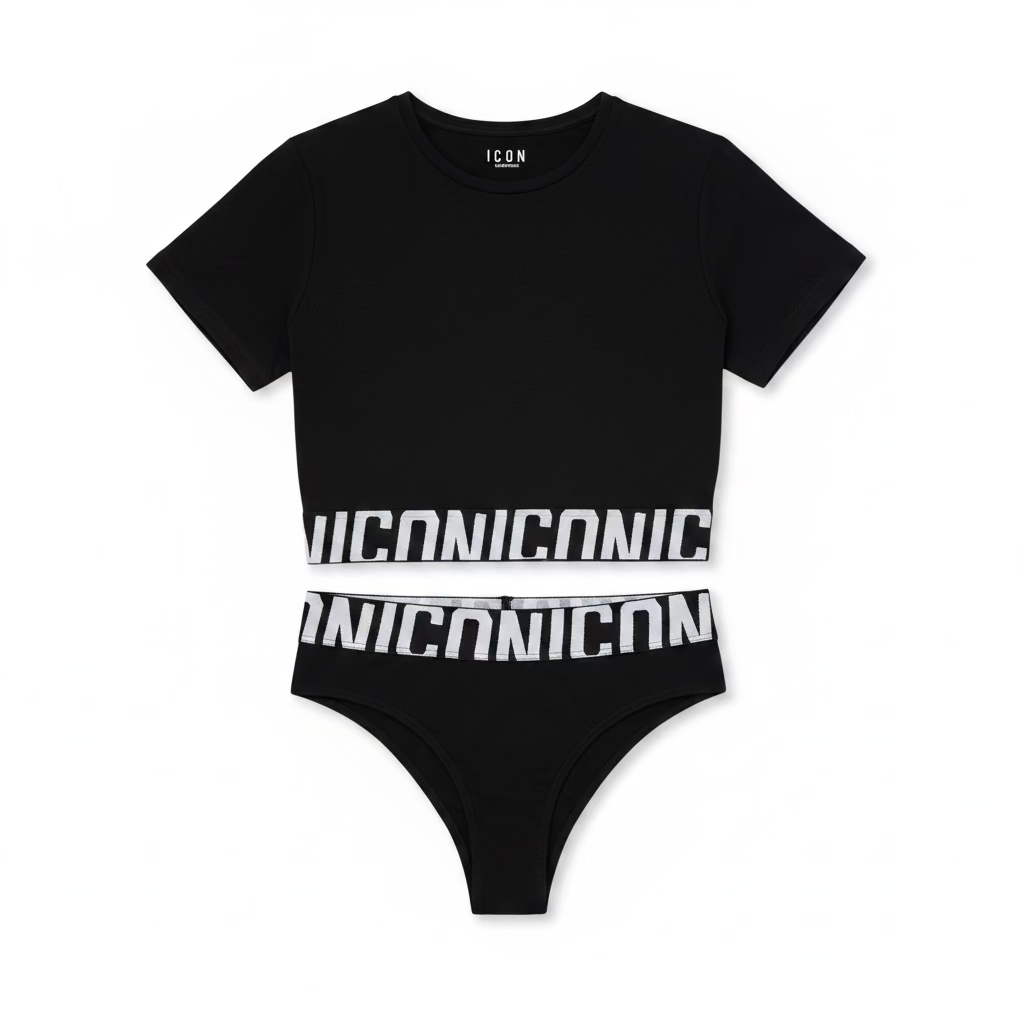 ICON Underwear Body Coordinato Donna – Nero