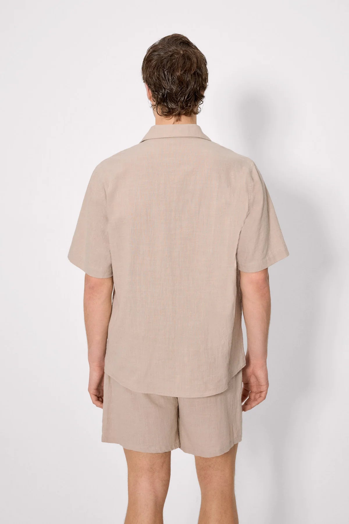 Camicia + pantaloncino effetto lino