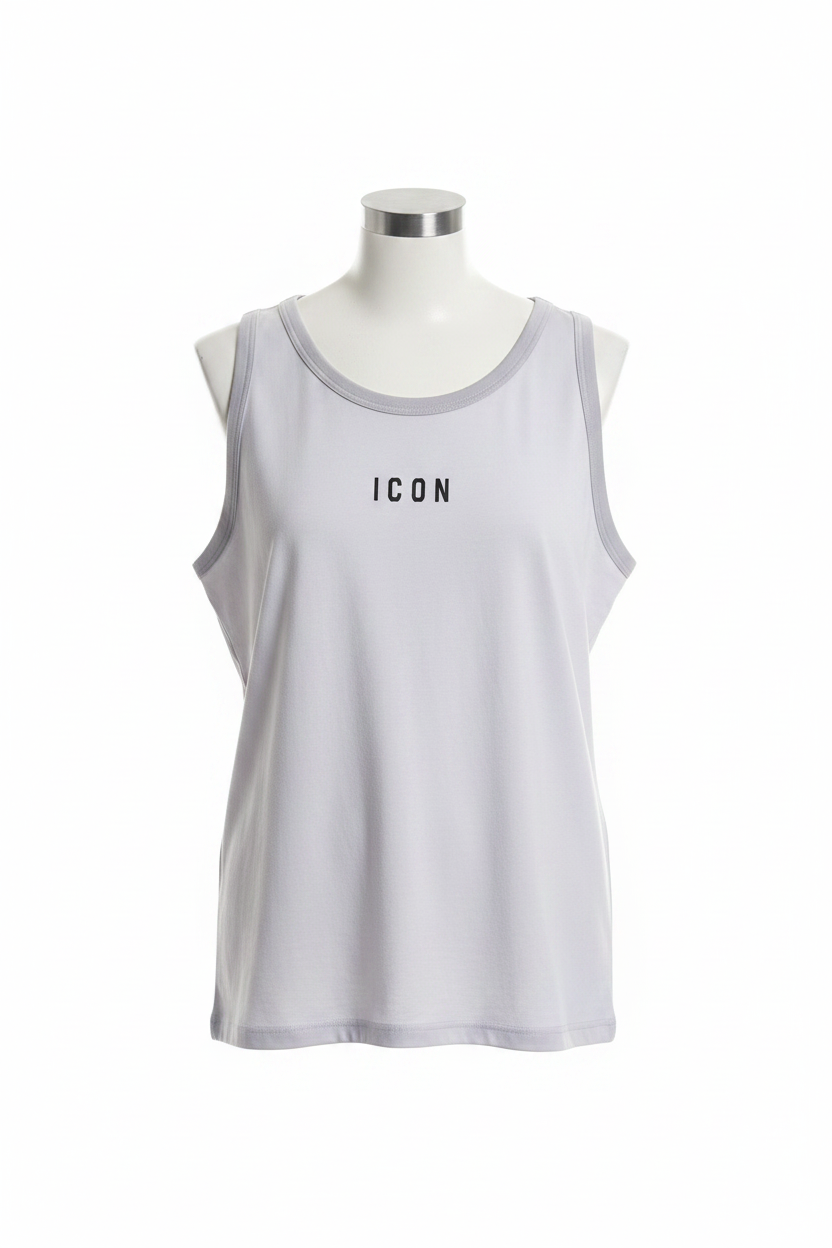 Icon Canottiera con Logo Centrale