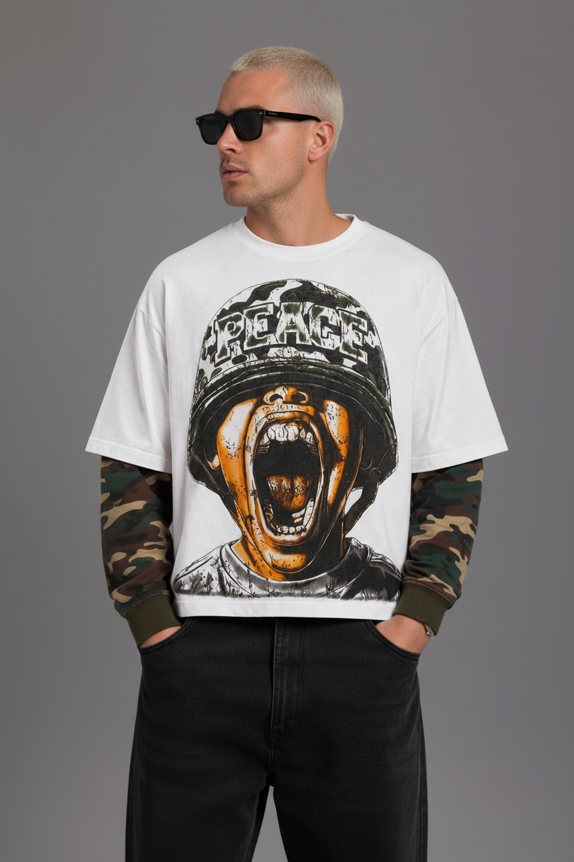 Longsleeve Peace Camo